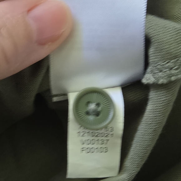 Lucky Brand Men's Medium Olive Green Henley Shirt - Picture 9 of 12